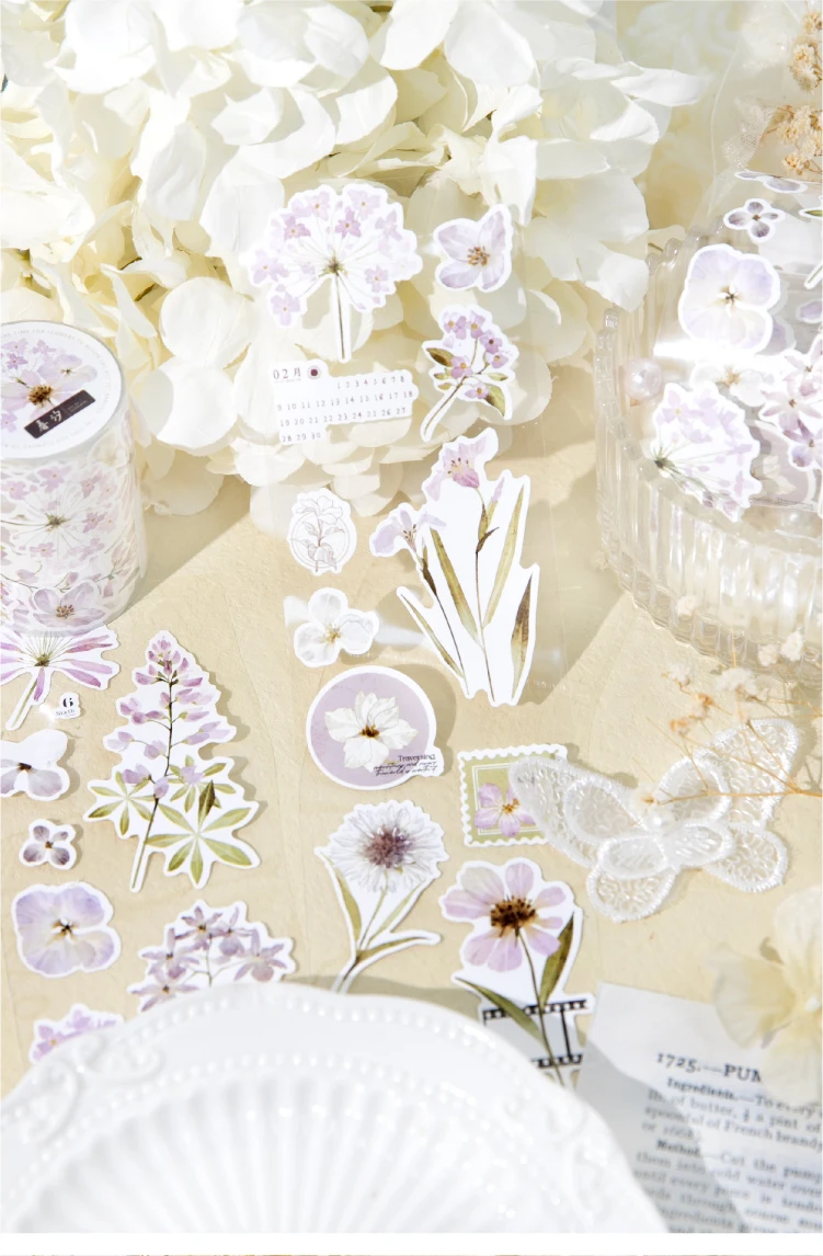 Journal GO 6x200cm Four Seasons Masking Tape DIY Scrapbooking Decor Photo Album Collage Junk Journal Aesthetics Stickers