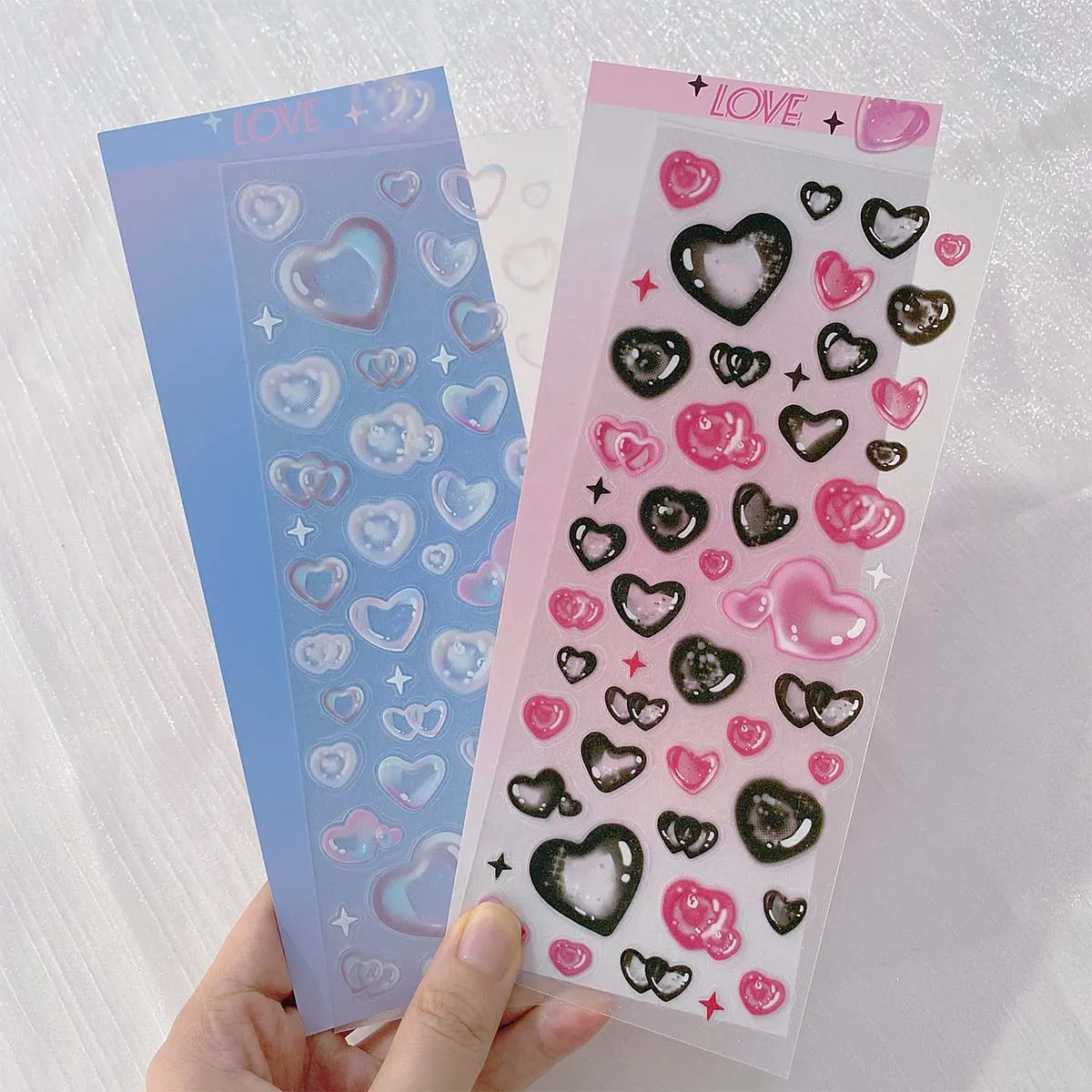 WAKAWAKA Bubble Dreamland Element Sticker Stars Decal Stickers Scrapbooking Stationery Hearts Stickers