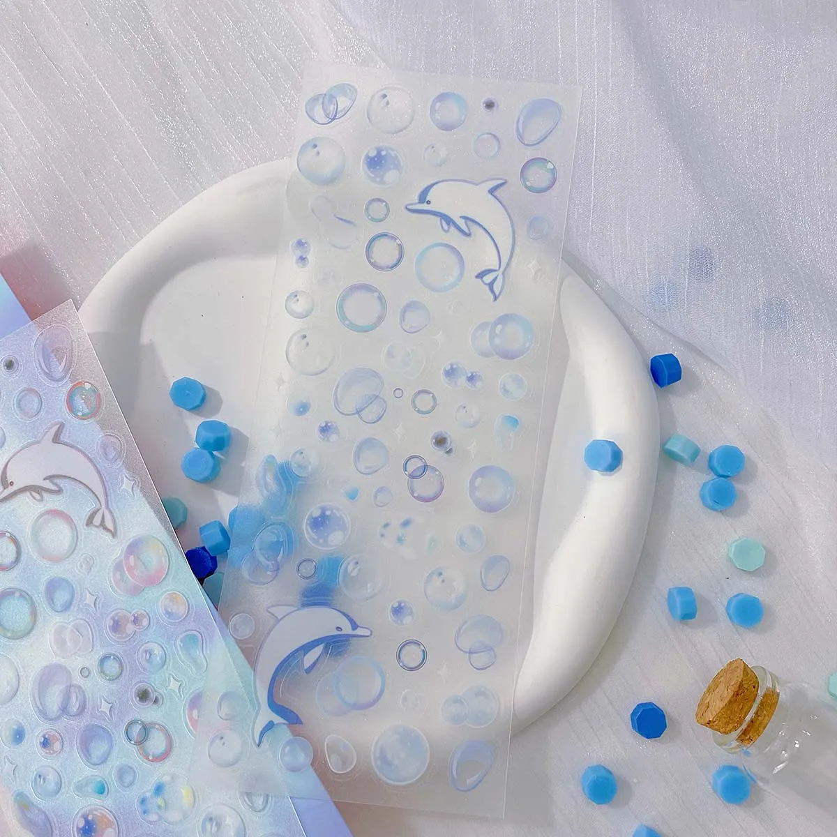 WAKAWAKA Bubble Dreamland Element Sticker Stars Decal Stickers Scrapbooking Stationery Hearts Stickers