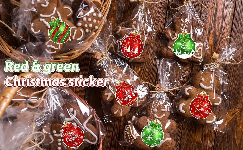500pcs Merry Christmas Stickers,3CM, Christmas Theme Seal Labels Stickers For DIY Gift Baking Package Envelope 2025 New 