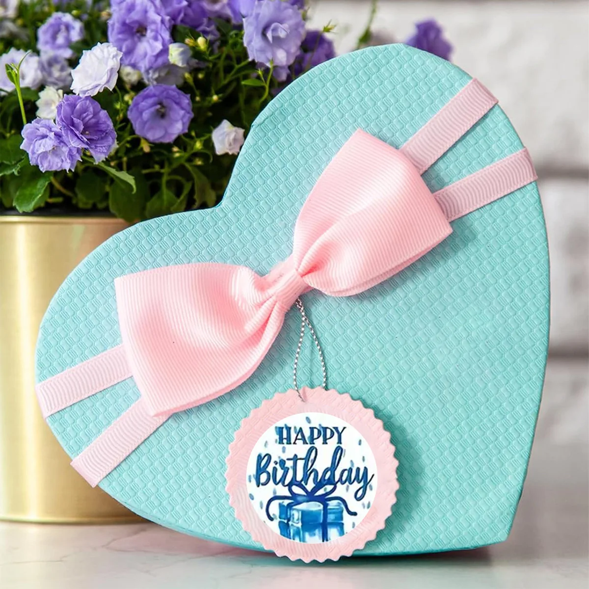 100-500pcs Happy Birthday Roll Stickers Birthday Balloon Roll Decals Stickers Fun Birth Day Cake Greeting Sticker for Card Box