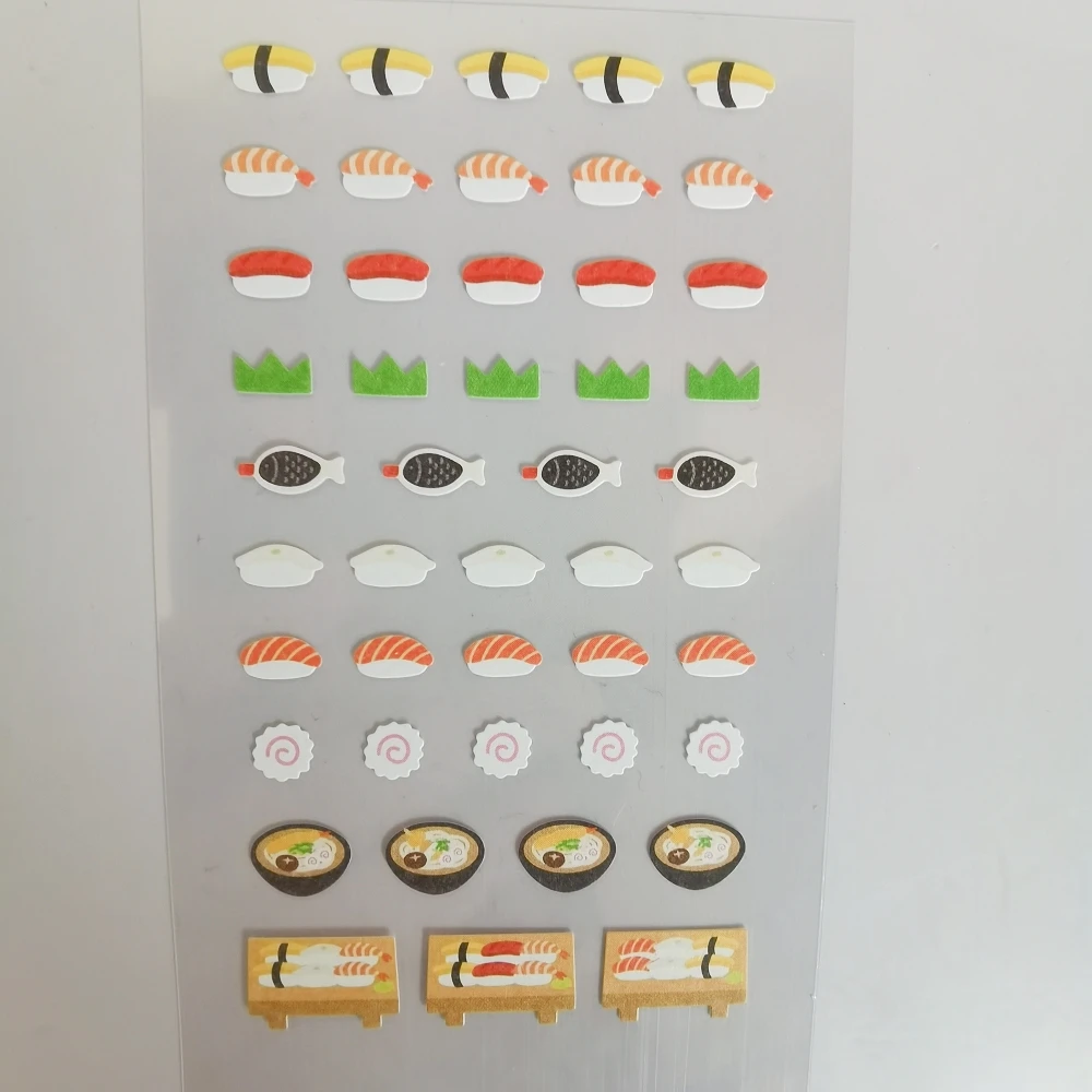 Korean Import Suatelier Japanese Food Noodles Sushi Stickers Mini Scrapbooking Diy Journal Cute Deco Stationery Sticker 124