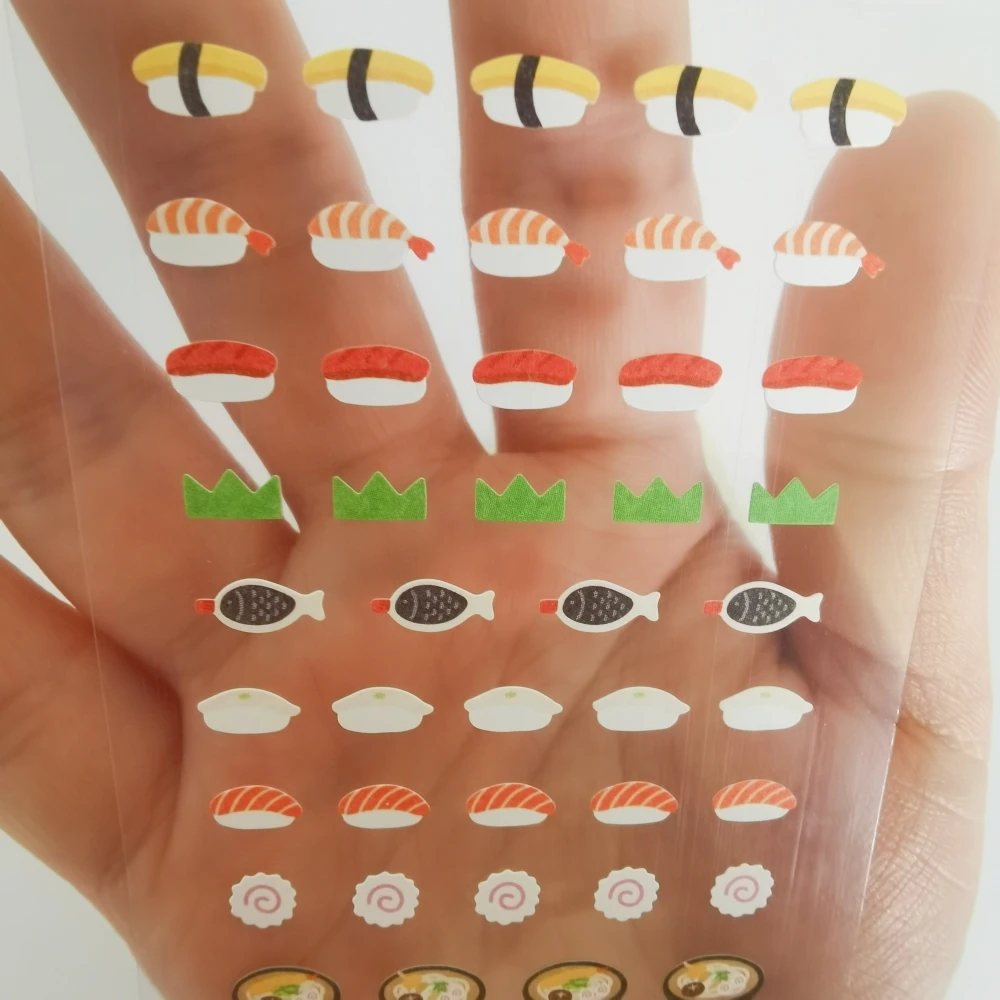 Korean Import Suatelier Japanese Food Noodles Sushi Stickers Mini Scrapbooking Diy Journal Cute Deco Stationery Sticker 124