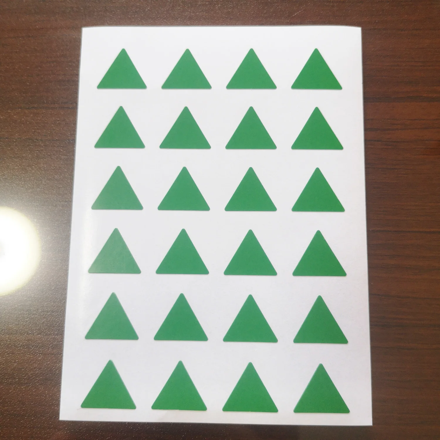 240pcs 16x14mm Triangle Colorful Stickers for Home Office School Party Decoration or Daily Things Clear Classification Mark