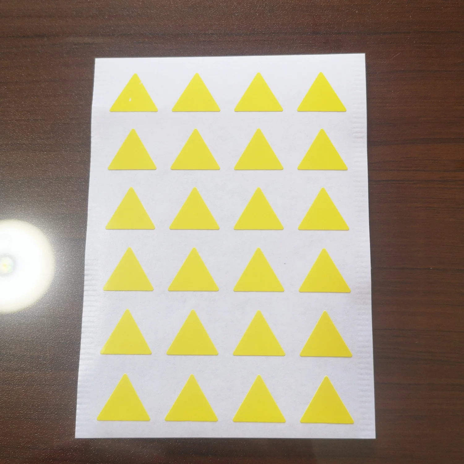 240pcs 16x14mm Triangle Colorful Stickers for Home Office School Party Decoration or Daily Things Clear Classification Mark