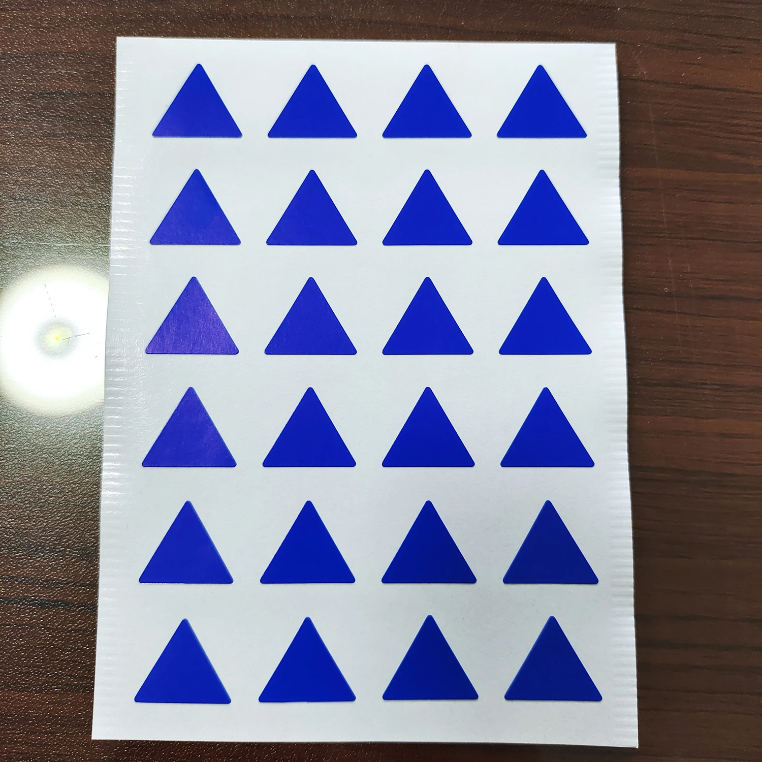 240pcs 16x14mm Triangle Colorful Stickers for Home Office School Party Decoration or Daily Things Clear Classification Mark