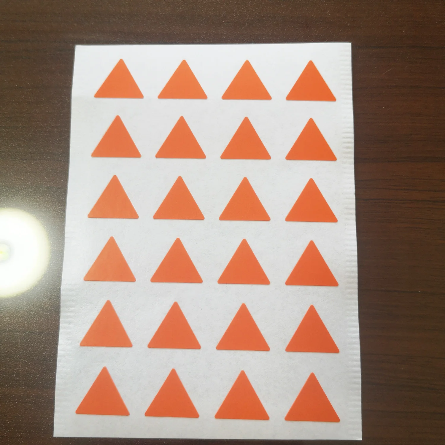 240pcs 16x14mm Triangle Colorful Stickers for Home Office School Party Decoration or Daily Things Clear Classification Mark