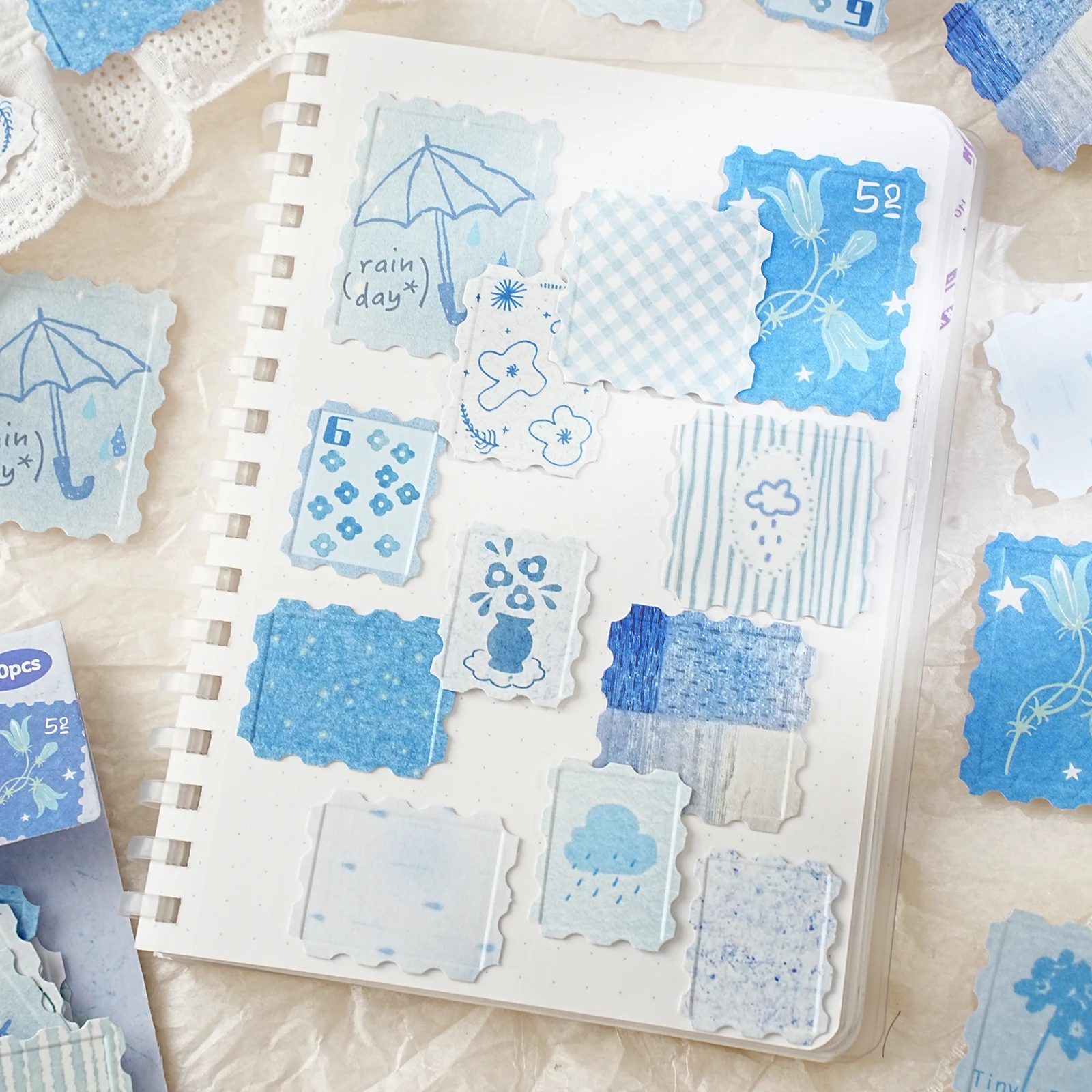 Etori Life Warm Moments Series Vintage Cozy Stamp Journal Stickers 20Pcs Ins Style Journal Decoration Small Patterns for Laptops, Phone Stickers, Luggage, Office Decoration Accessories, Student Gift Paper Bags, Handmade Scrapbooking Supplies, DIY Crafts, Children's Stickers, Art Parties, Gifts for Friends, Back-To-School Season, Card Making