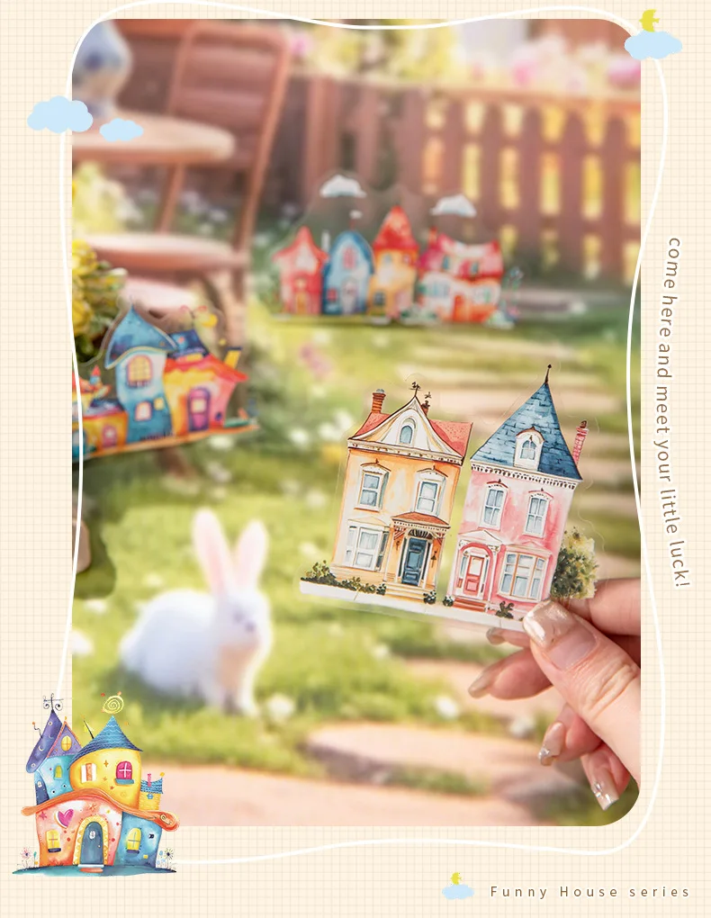 10pcs/1lot Kawaii Stationery Stickers Cabin of Curiosities Diary Decorative Mobile Stickers Scrapbooking DIY Craft Stickers