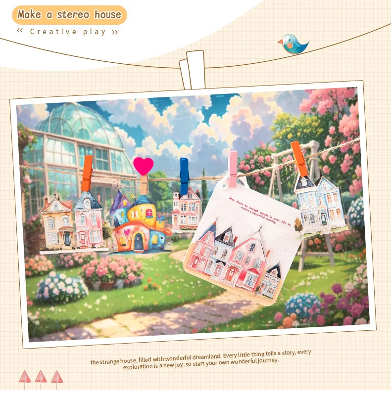 10pcs/1lot Kawaii Stationery Stickers Cabin of Curiosities Diary Decorative Mobile Stickers Scrapbooking DIY Craft Stickers