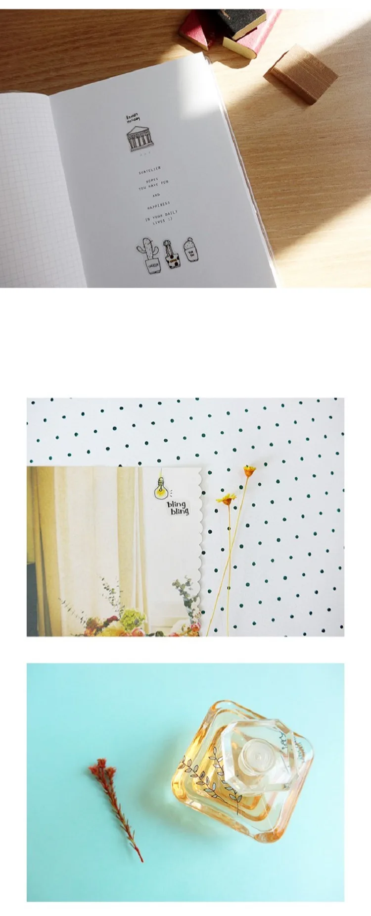 Korean Import Suatelier Daily Something Stickers Scrapbooking Diy Journal Stationery Sticker Deco School Supplies Gift 1046