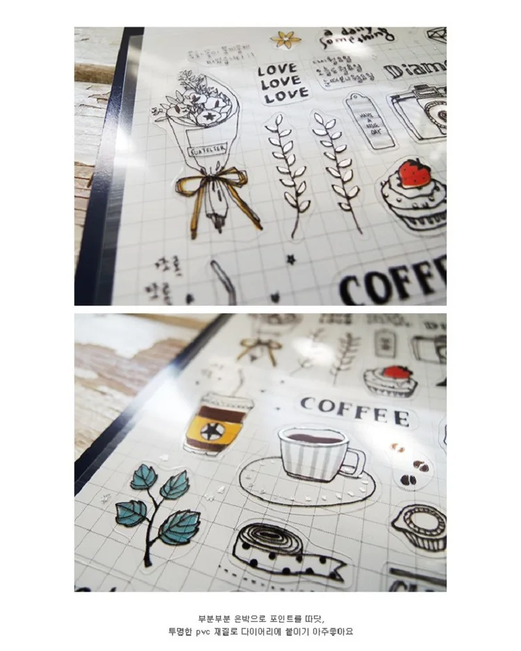 Korean Import Suatelier Daily Something Stickers Scrapbooking Diy Journal Stationery Sticker Deco School Supplies Gift 1046