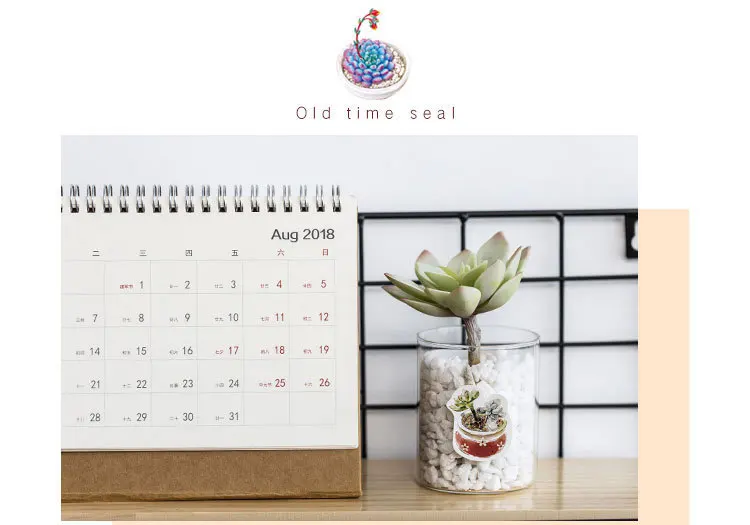 46pcs Green Cactus Plant Decorative Washi Stickers for Scrapbooking Diary Stationery Album Stick Labels