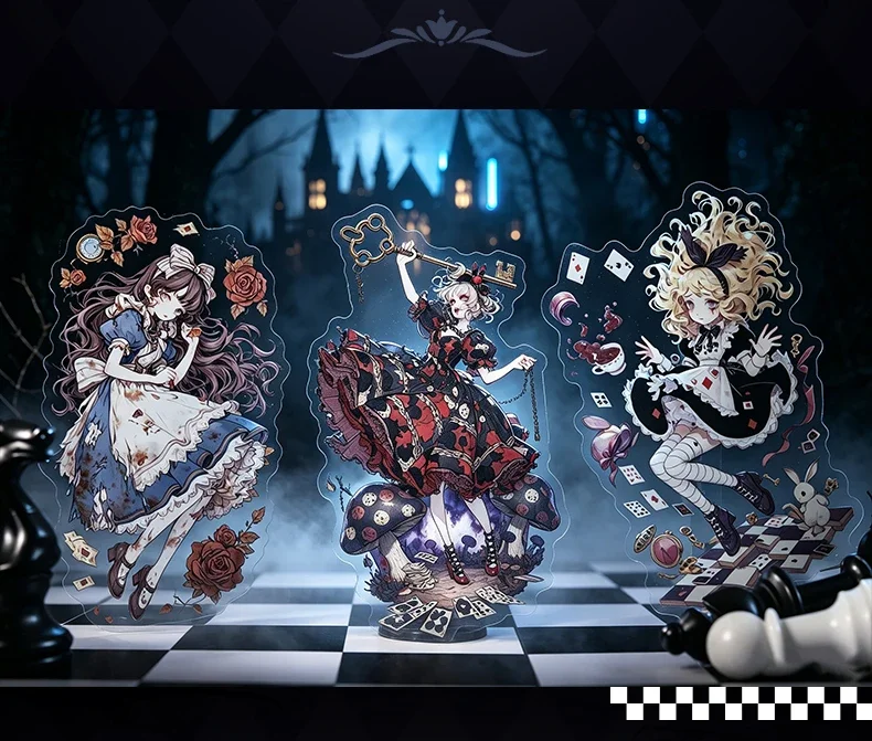 JIANWU Vintage Dark Fairy Tale Character Landscape Material Collage Scrapbooking PET Sticker Creative DIY Journal Stationery
