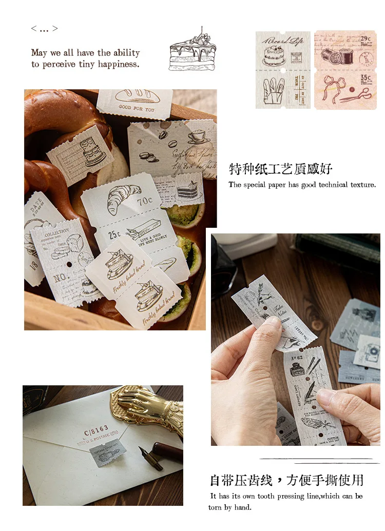 10pcs/lot Kawaii Stationery Stickers plant Series Diary Decorative Mobile Stickers Scrapbooking DIY Craft Stickers
