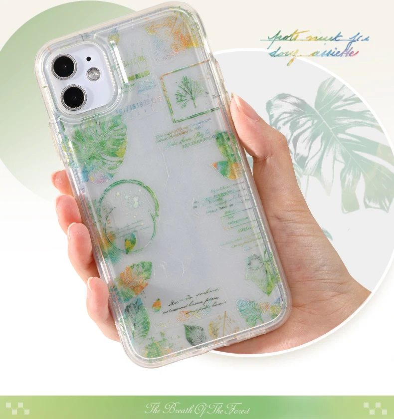 Journal GO 5x200cm Forest Butterflies PET Tape Landscape Stickers DIY Scrapbooking Diary Collge Junk Journal Masking Tape
