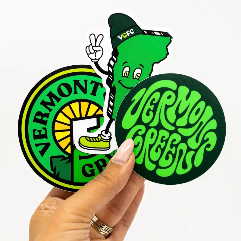 100PCS Custom Hologram Diaomnd Film Stickers Waterproof PVC Vinyl LOGO Cartoon Decoration Personalized Label For Business
