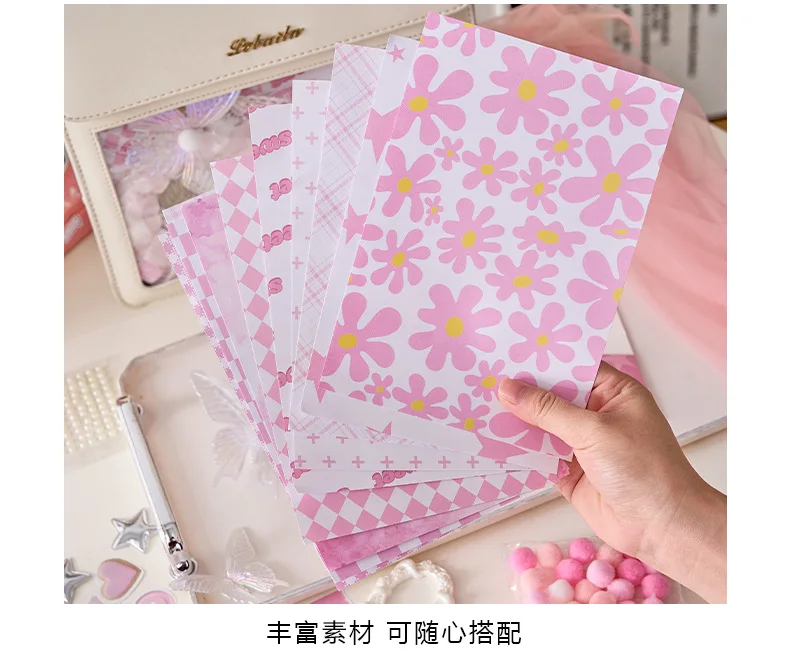 Kawaii Lace Bow Sticker Pack Manga Exhibition Accessories Material Pack DIY Background Decoration Aesthetics Supplies