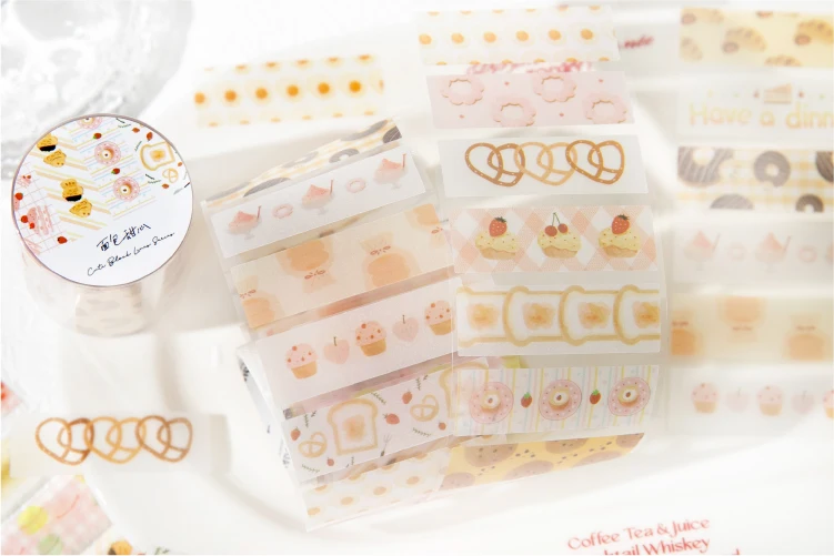 Journal GO 5x200cm INS Flower Sticker Tape for Collage Junk Journal Scrapbooking Decor Planner Card Album Handmade Masking Tape