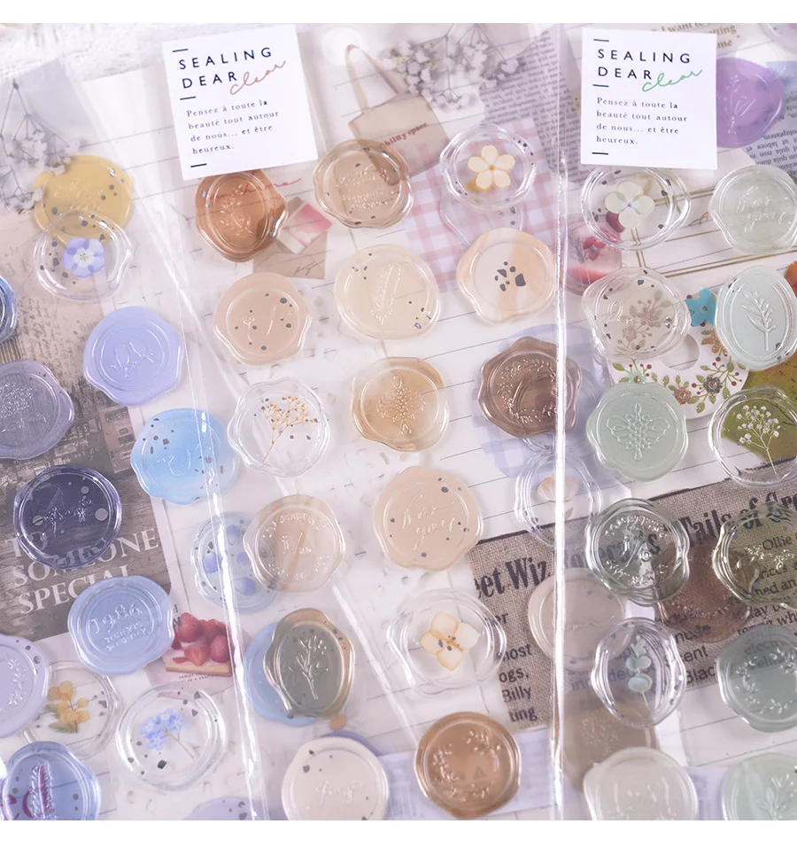 1pcs/lot Kawaii Scrapbook Stickers colored paint Scrapbooking Supplies diary Planner Decorative Craft Stationery Sticker