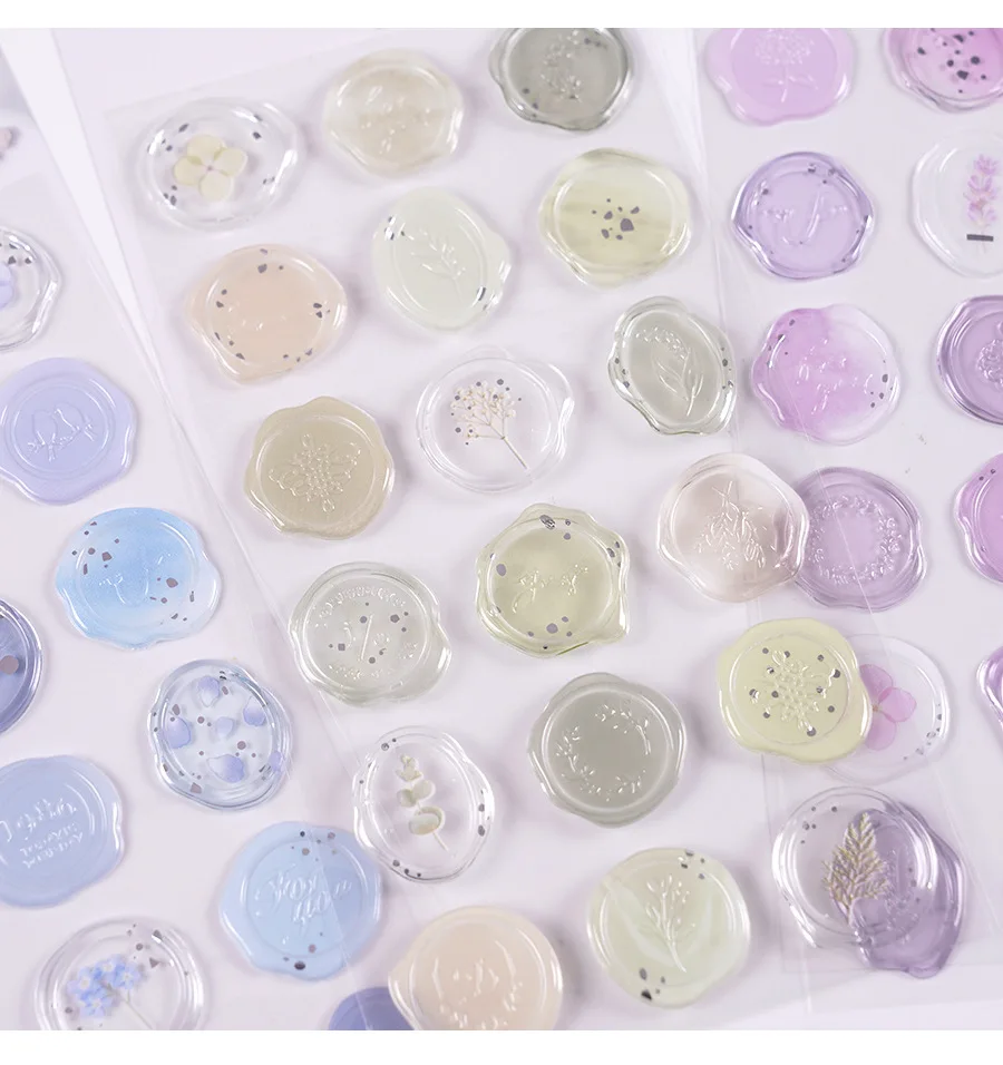 1pcs/lot Kawaii Scrapbook Stickers colored paint Scrapbooking Supplies diary Planner Decorative Craft Stationery Sticker