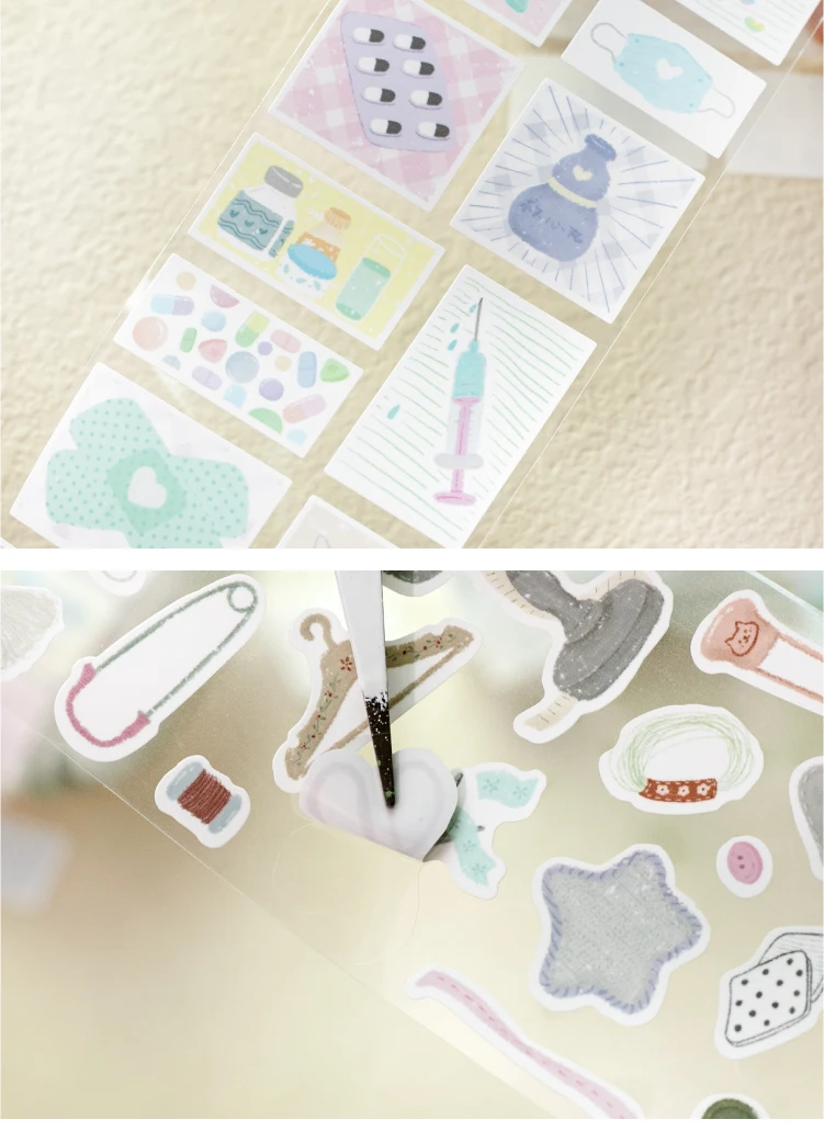 Journal GO 6x200cm Cute Scrapbooking Decorative Tape Stickers Greeting Card Journaling diy INS Style Masking Tape Stationery