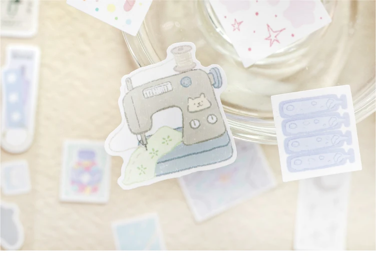 Journal GO 6x200cm Cute Scrapbooking Decorative Tape Stickers Greeting Card Journaling diy INS Style Masking Tape Stationery