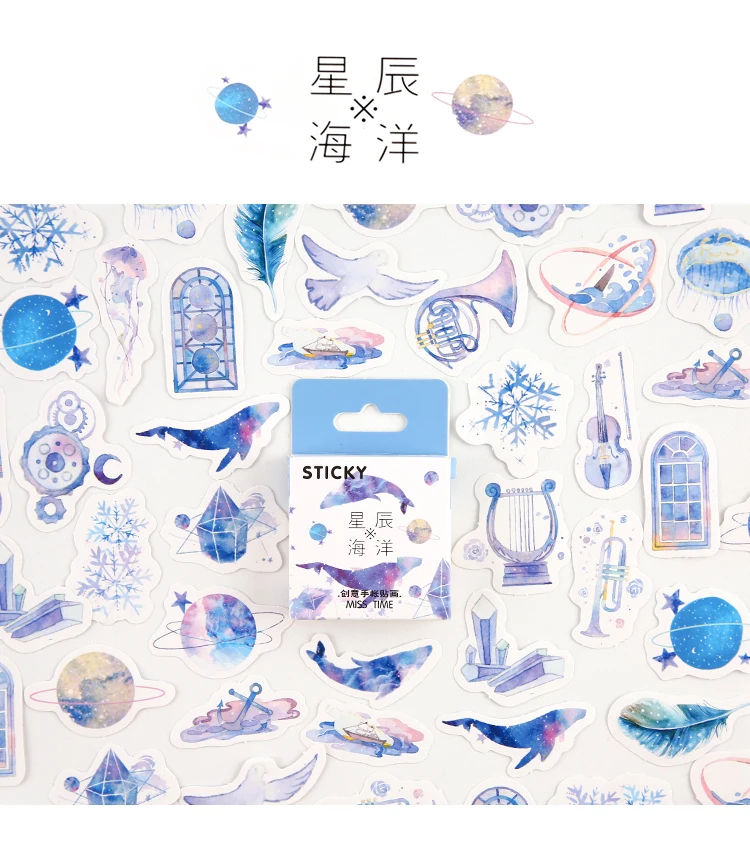 46Pcs Pink Girlhood Mini Paper Stickers Kawaii Japanese Stationery for DIY Album Diary Scrapbooking Label Decor