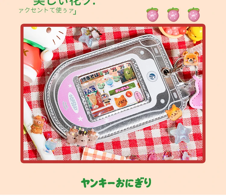 10sheets Kawaii Japanese Showa style glitter film PET die-cutting stickers DIY handmade scrapbook cute stationery stickers
