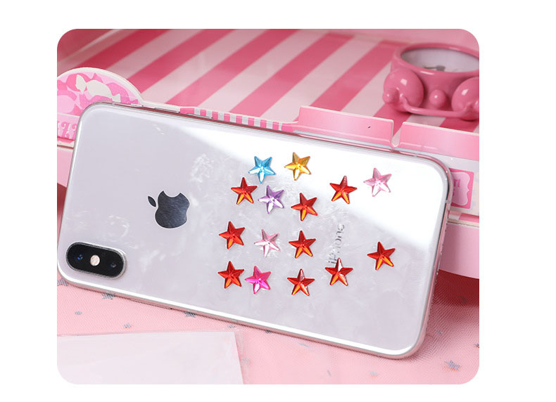 Shiny Diamond Sticker Acrylic Crystal Cute Stationery Colorful DIY Decoration Stickers Scrapbooking for Kids Girls