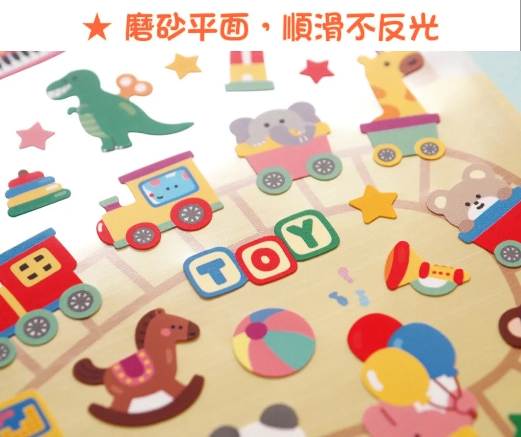 Korean Import Original BONITO Playground Cartoon Paper Stickers Scrapbooking Diy Journal Diary Sticker Cute Decor Gift