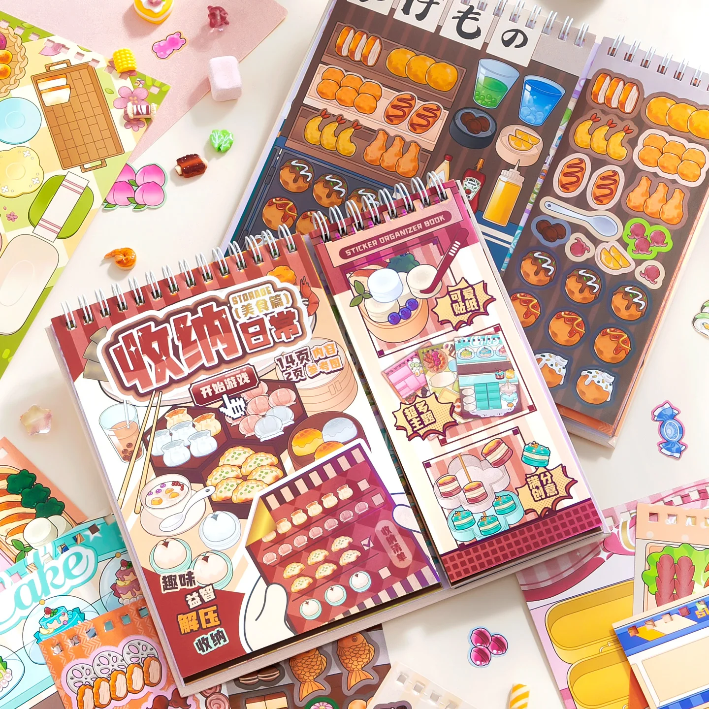 Mr. Paper 30pcs Organized Daily Sticker Book, Life Theme Journal Supplies, Multi-Function Collage Decor, Creative Stationery