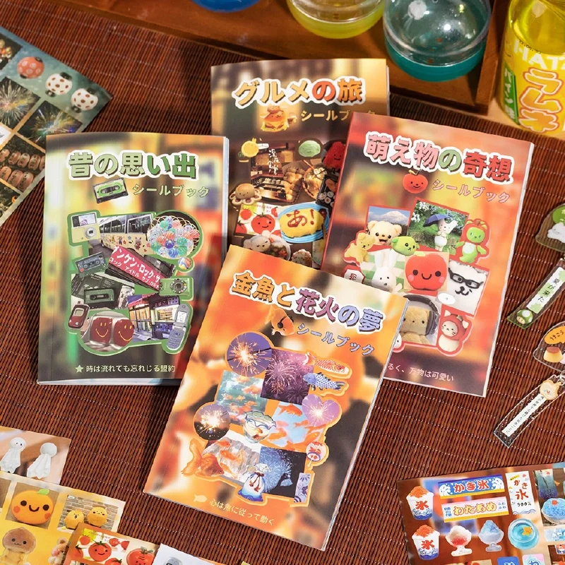 Mr. Paper 20Pcs/bag cut film sticker book Japanese ancient morning style material handbook Valley beauty diy goo card collage