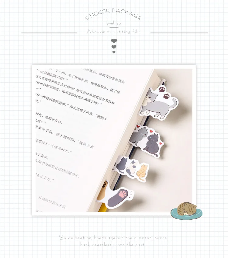 46pcs Kawaii Flower Poetry Stickers Cute Diary Labels DIY Scrapbooking Stationery Decorations