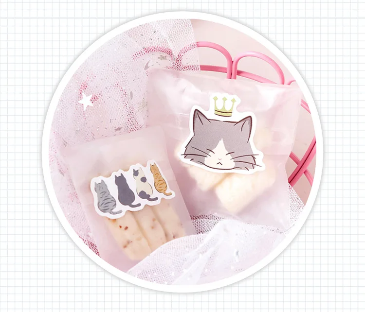 46pcs Kawaii Flower Poetry Stickers Cute Diary Labels DIY Scrapbooking Stationery Decorations