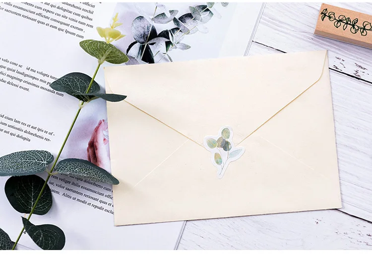 46pcs Kawaii Flower Poetry Stickers Cute Diary Labels DIY Scrapbooking Stationery Decorations