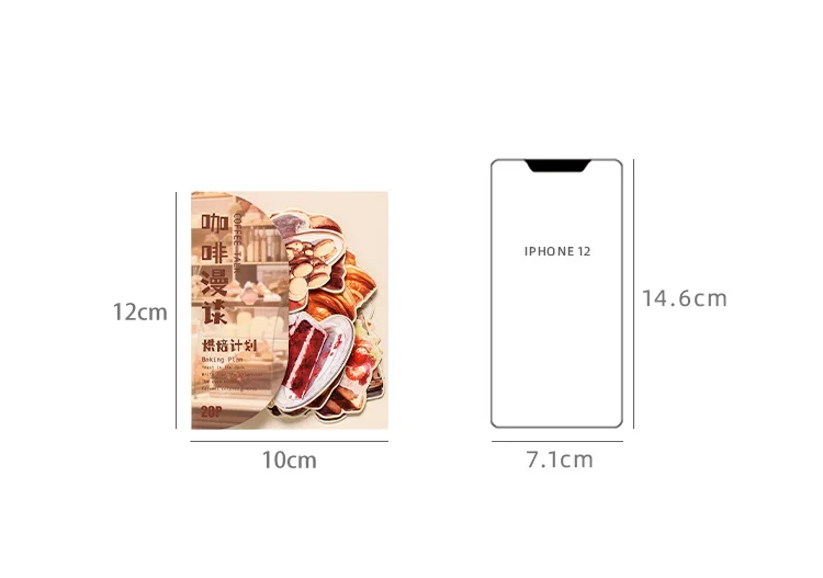 20pcs/1lot Kawaii Stationery Stickers Coffee Talk Collection Diary Decorative Stickers Scrapbooking