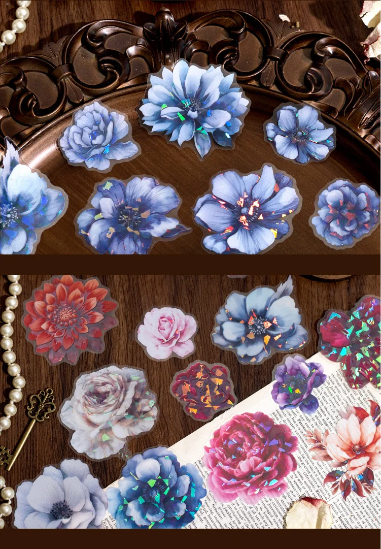 50pcs/lot Kawaii Stationery Stickers Lilith's Garden Diary Planner Decorative Sticker Scrapbooking Journal Craft Sticker