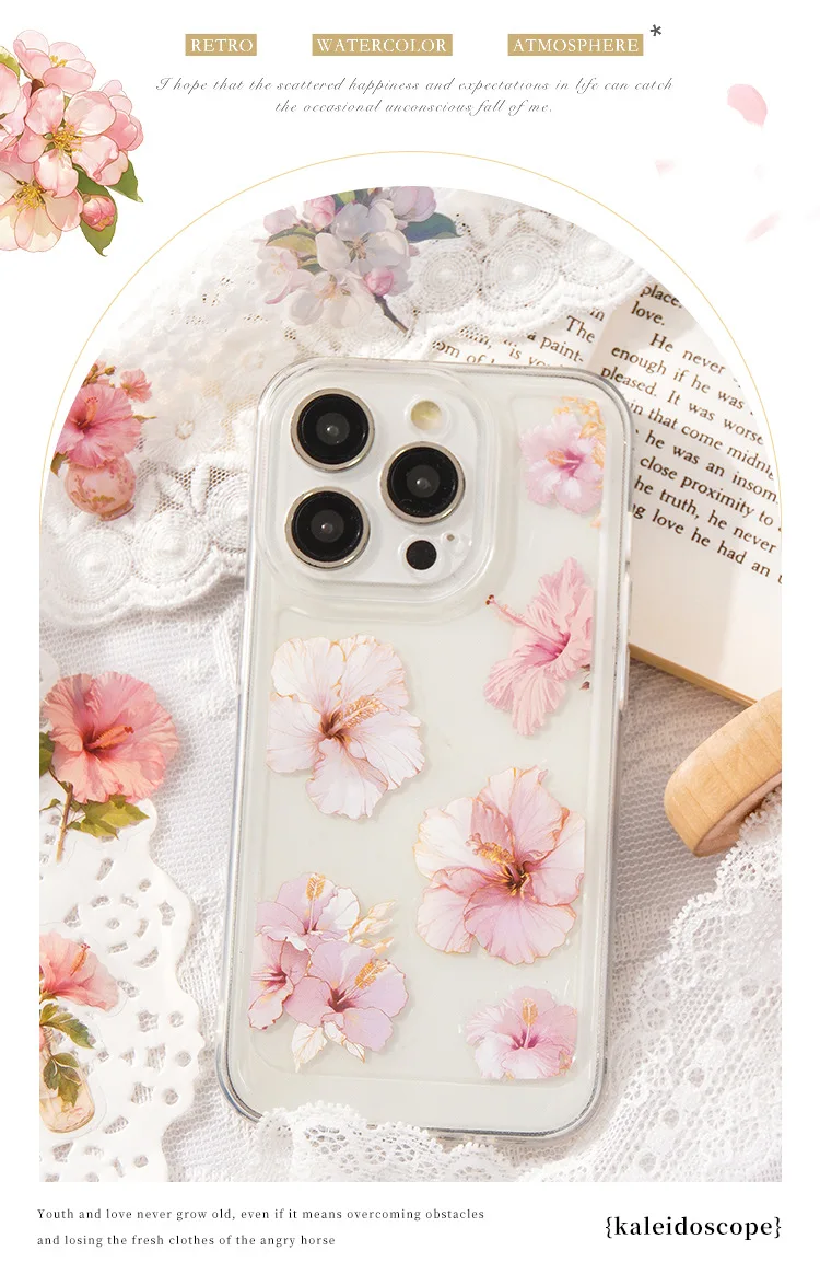 15pcs/1lot Kawaii Scrapbook Sticker kaleidoscope Scrapbooking Supplies Planner Decorative Sticker