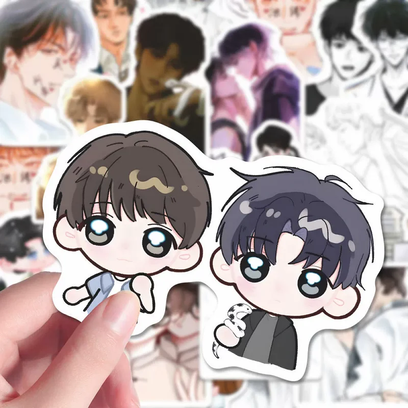 50PCS Drama Revenged Love Stickers Set - Chi Cheng & Wu Suowei Cartoon Decorative Sticker Fans Gift