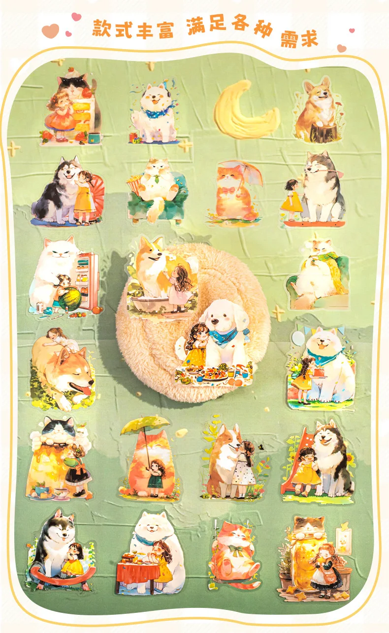 10pcs/1lot Kawaii Stationery Stickers Lily's beloved pet world Decorative Mobile Stickers Scrapbooking DIY Craft Stickers