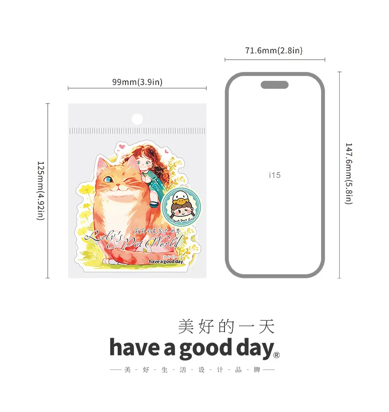 10pcs/1lot Kawaii Stationery Stickers Lily's beloved pet world Decorative Mobile Stickers Scrapbooking DIY Craft Stickers