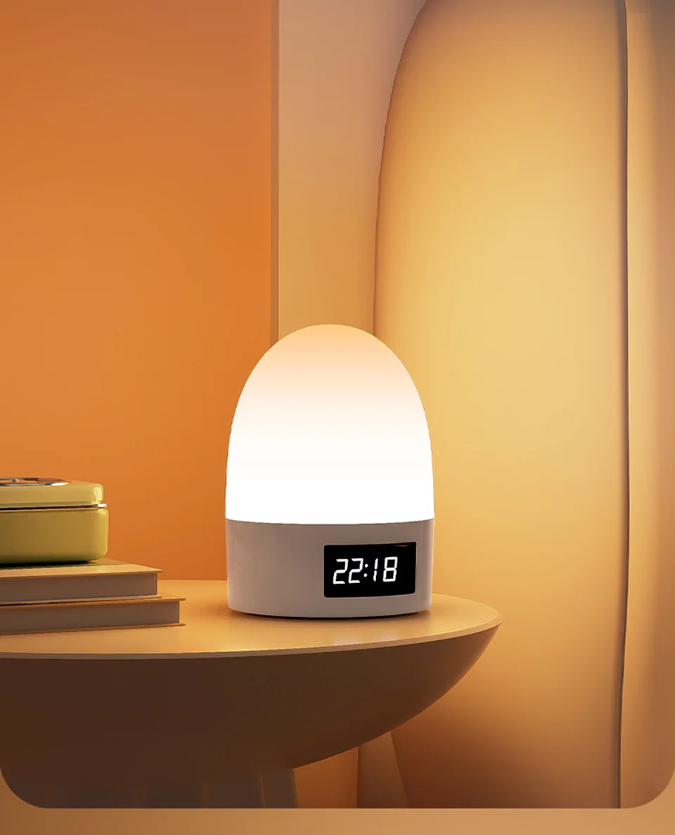 Touch Night Light Rechargeable 3 Color Wireless Baby's Room Bedside Lamp USB LED Night Light Ambient Soft Light For Kids Gift