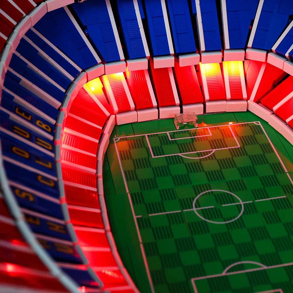 Led Light Kit Building Blocks FC Barcelona Camp Nou (RC Sound Version) For LEGO Creation 10284 (Only Light Kit Included)