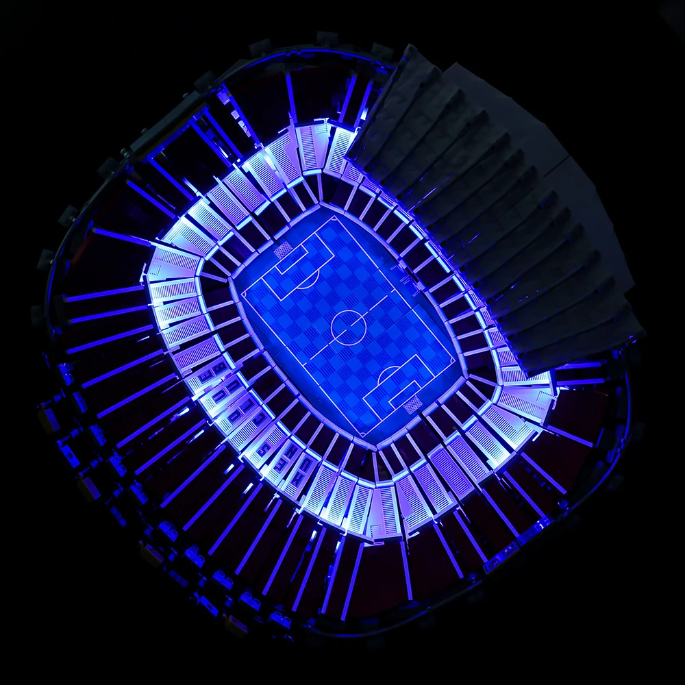 Led Light Kit Building Blocks FC Barcelona Camp Nou (RC Sound Version) For LEGO Creation 10284 (Only Light Kit Included)