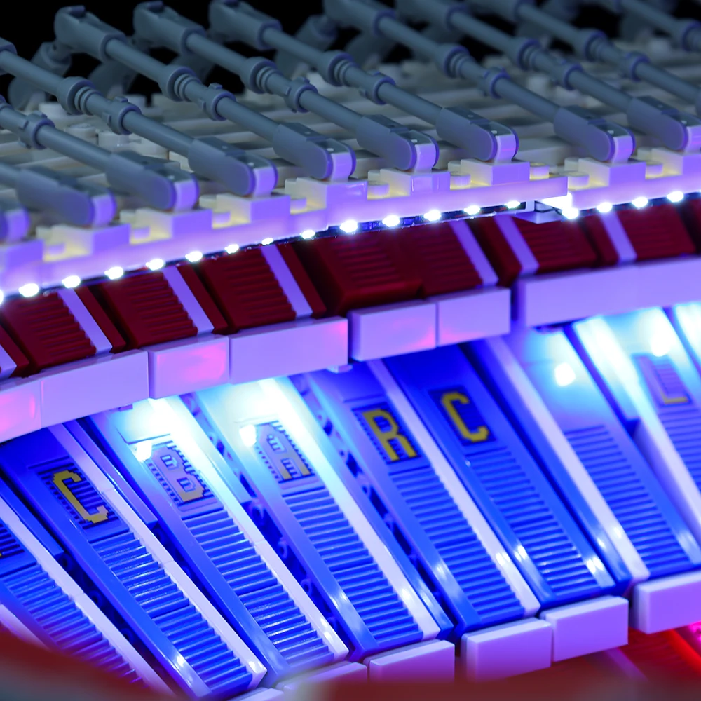 Led Light Kit Building Blocks FC Barcelona Camp Nou (RC Sound Version) For LEGO Creation 10284 (Only Light Kit Included)