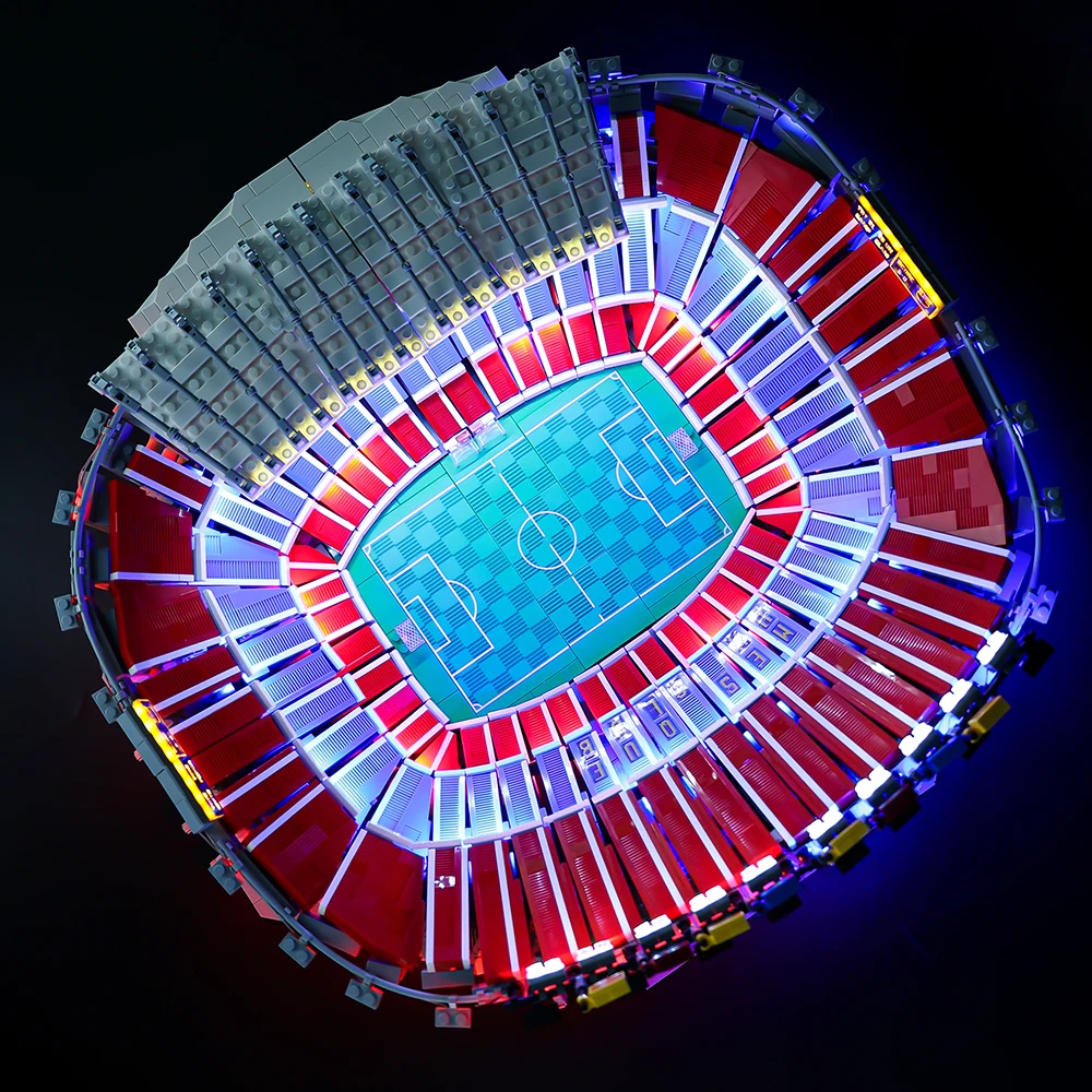Led Light Kit Building Blocks FC Barcelona Camp Nou (RC Sound Version) For LEGO Creation 10284 (Only Light Kit Included)