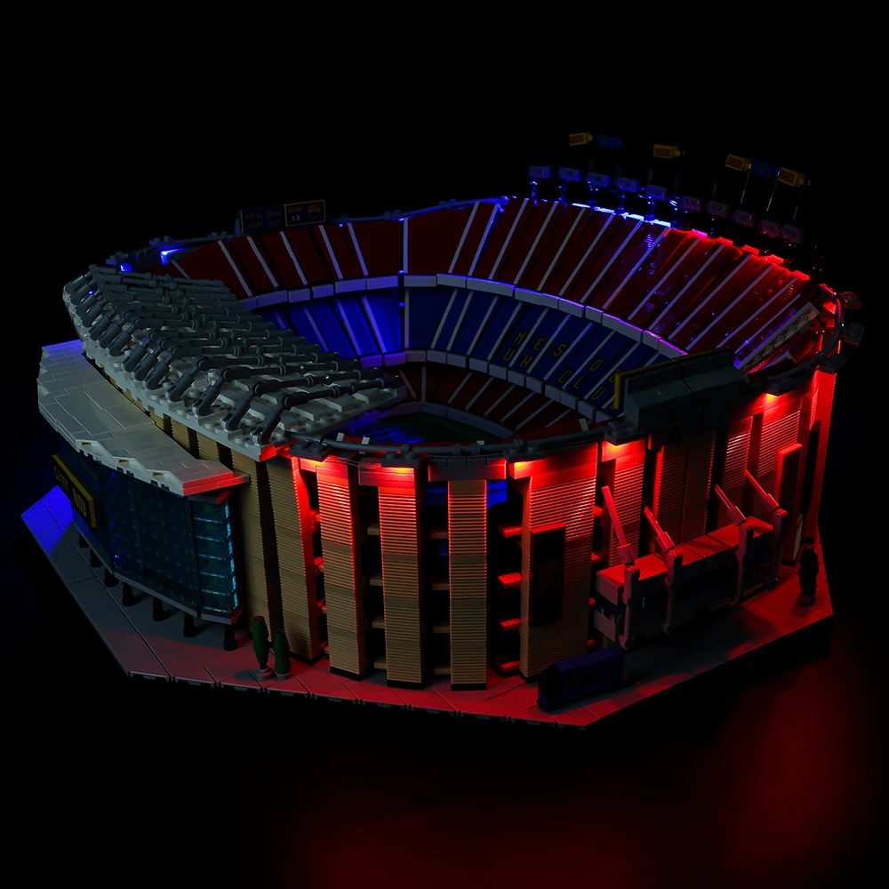 Led Light Kit Building Blocks FC Barcelona Camp Nou (RC Sound Version) For LEGO Creation 10284 (Only Light Kit Included)