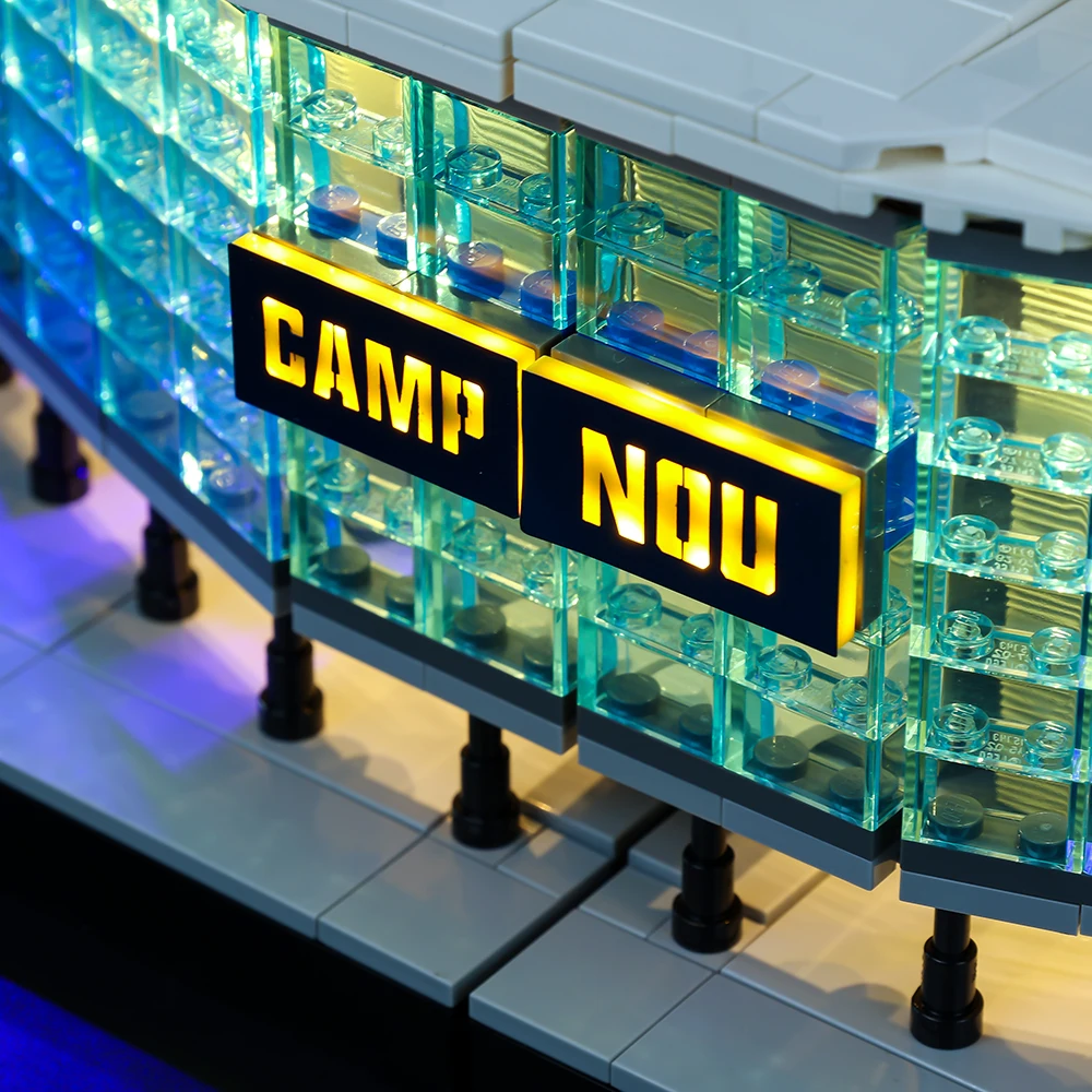 Led Light Kit Building Blocks FC Barcelona Camp Nou (RC Sound Version) For LEGO Creation 10284 (Only Light Kit Included)