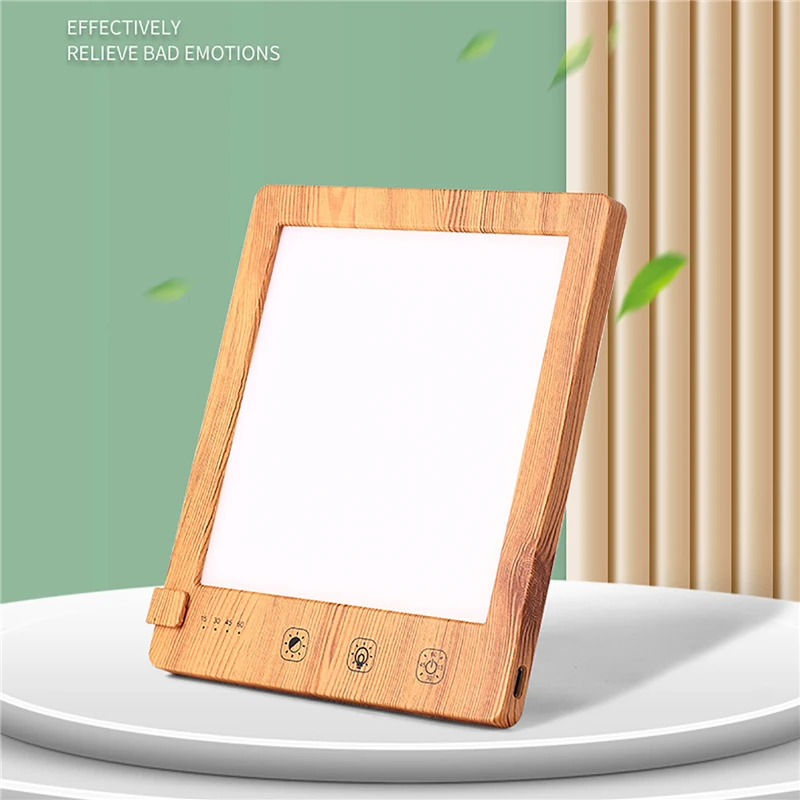 10000 Lux LED Daylight Lamp Intelligent Emotional Physiotherapy Lamp 3 Light Colours Brightness Adjustable LED Night Light